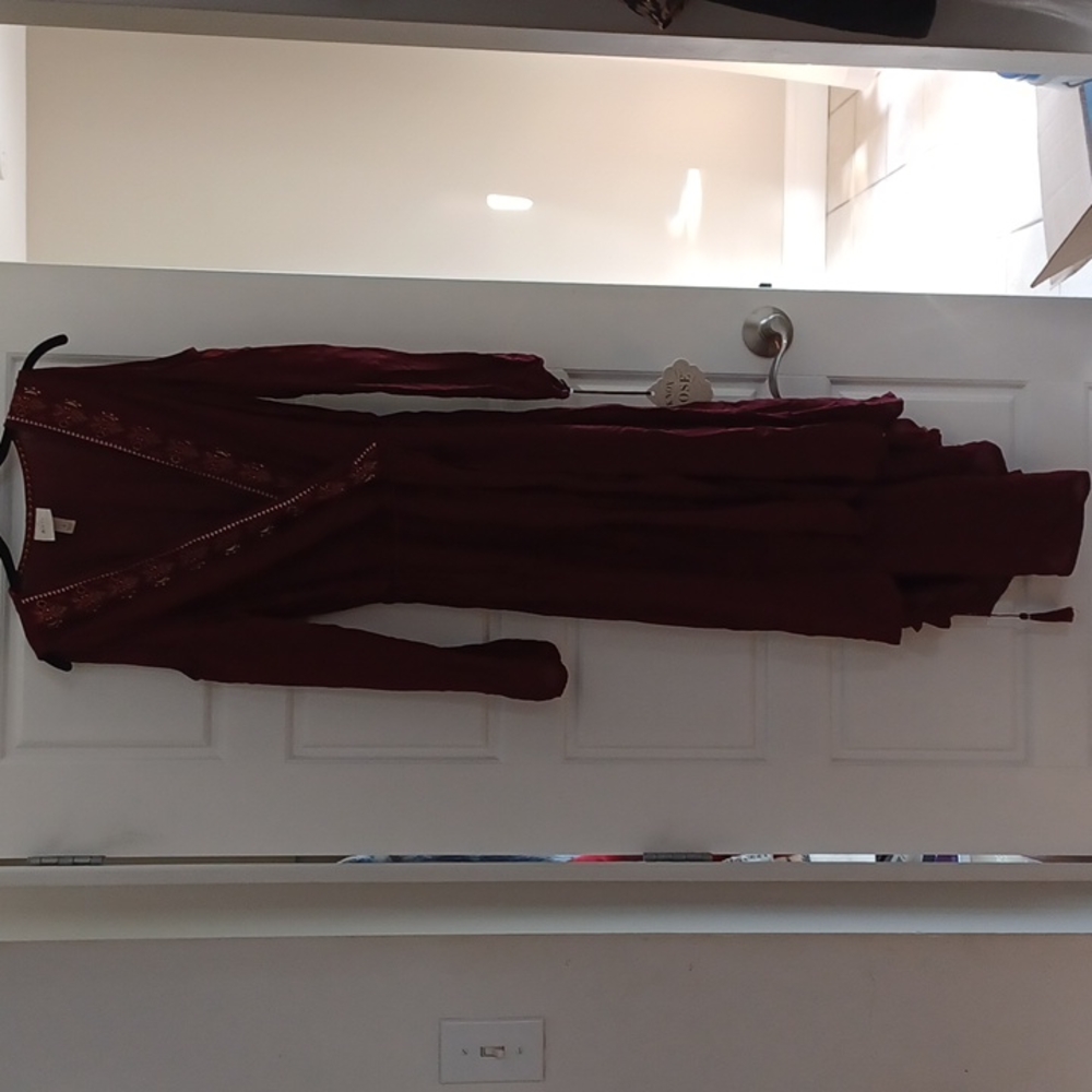 Knox rose, small, burgundy